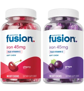 Cherry and Grape Bariatric Iron Soft Chew with Vitamin C